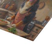 Planche À Découper Bernese Mountain Dog Cooking in Kitchen (Coin)