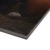 Planche À Découper Bernois Montagne Chiot Automne Citrouille (Coin)