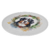 Planche À Découper Bernois Mountain Festive Wreath Pup (Coin)