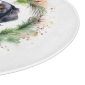 Planche À Découper Bernois Mountain Festive Wreath Pup (Coin)