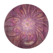 Planche À Découper Berry Abstrait floral fractal Nom (Devant)