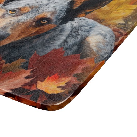 Planche À Découper Bétail australien en automne Feuilles automne Insp (Coin)