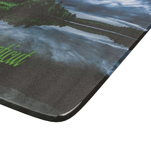 Planche À Découper Beutiful Lake Trees du Connecticut (Coin)