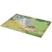 Planche À Découper Biche et faon (Coin)