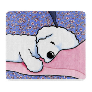 Planche À Découper Bichon endormi