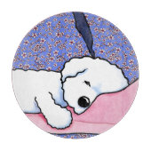 Planche À Découper Bichon endormi (Devant)