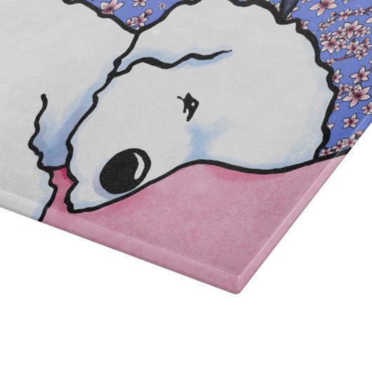 Planche À Découper Bichon endormi (Coin)