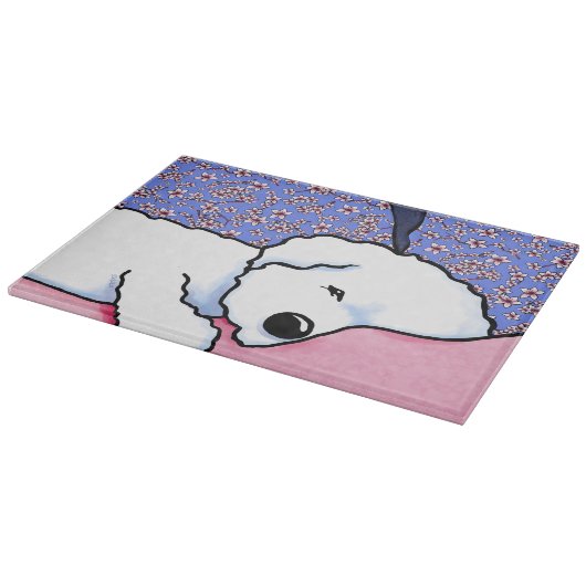 Planche À Découper Bichon endormi (Coin)