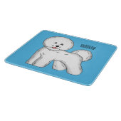Planche À Découper Bichon frise dog dessin animé (Coin)