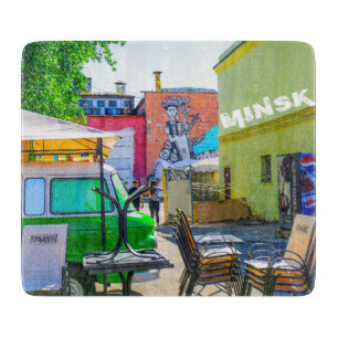 Planche À Découper BiélorБ е л а р ь у с  de Minsk   Architecture Gra