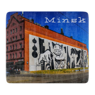 Planche À Découper BiélorБ е л а р ь у с  de Minsk   Architecture Gra