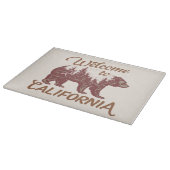 Planche À Découper Bienvenue à California Forest Bear Cutting Board (Coin)