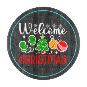 Planche À Découper Bienvenue Noël