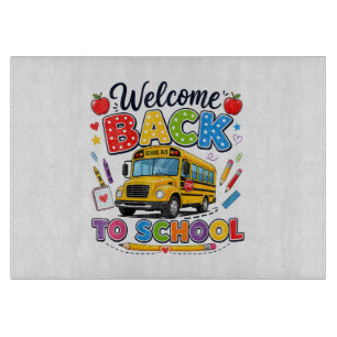 Planche À Découper Bienvenue sur les T-shirts de chauffeur d'autobus