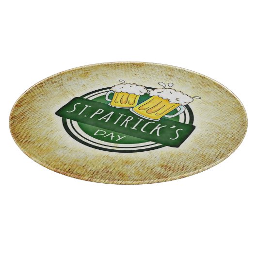 Planche À Découper Bières du jour Saint Patrick (Coin)