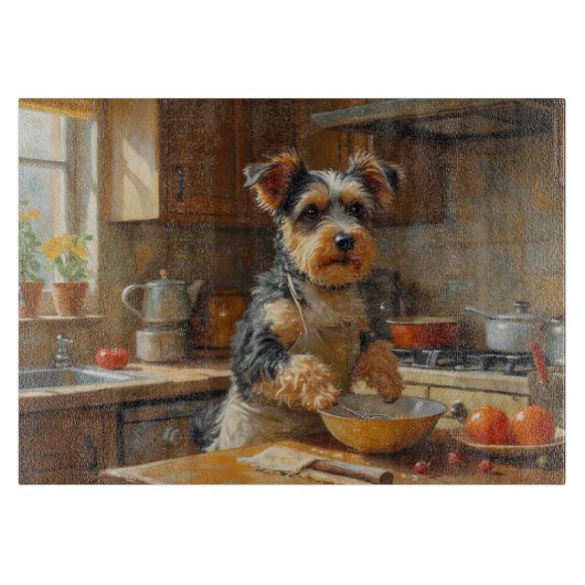Planche À Découper Biewer Terrier cuisine dans la cuisine (Devant)