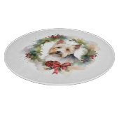 Planche À Découper Biewer Terrier Noël Wreath Festive Pup (Coin)