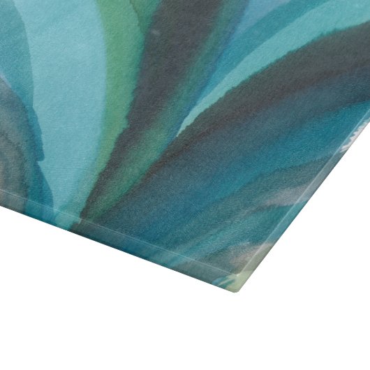 Planche À Découper Big Blue Leaf I (Coin)