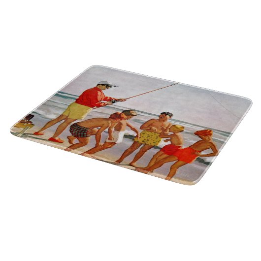 Planche À Découper Big Pole Little Fish par Richard Sargent (Coin)