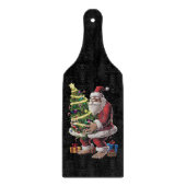 Planche À Découper Bigfoot Noël Arbre Lumières Noël Sasquatatch Amour (Devant)