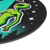 Planche À Découper Bigfoot rencontre un Alien (Coin)