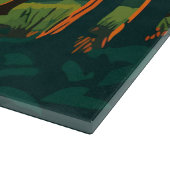 Planche À Découper Bigfoot Santa Claus sac de cadeaux Rectangulaire (Coin)