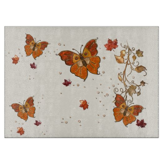 Planche À Découper Bijoux d'automne (Devant)