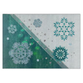 Planche À Découper Bijoux de flocon de neige 3D (Devant)