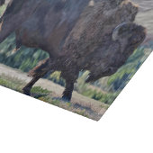 Planche À Découper Bison Américain Prairie Rustique Occidental (Coin)
