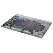 Planche À Découper Bison Américain Prairie Rustique Occidental (Coin)