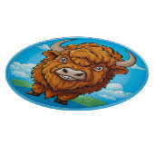 Planche À Découper Bison de dessin animé mignon (Coin)