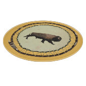 Planche À Découper Bison galopant (Coin)