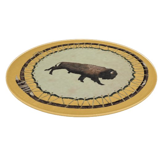 Planche À Découper Bison galopant (Coin)