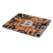 Planche À Découper "Bitcoin Graffiti" (Style #1) Art de rue (Coin)