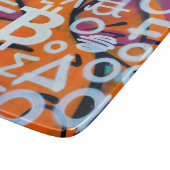 Planche À Découper "Bitcoin Graffiti" (Style #8) Art de rue (Coin)