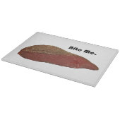 Planche À Découper Bite Me Funny Steak Beef Pun Joke (Coin)