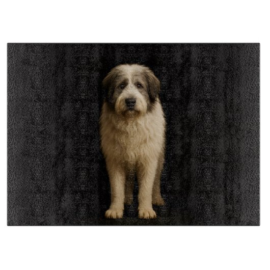 Planche À Découper Black 4 Luxe Glass board Mioritic Shepherd (Devant)