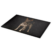 Planche À Découper Black 4 Luxe Glass cutting board Hairless Terrier  (Coin)
