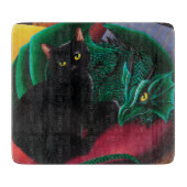 Planche À Découper Black Cat Green Dragon (Devant)