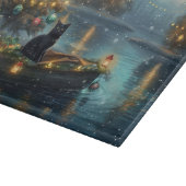 Planche À Découper Black Cat Noël Festive Voyage (Coin)