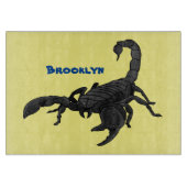 Planche À Découper Black hungry scorpion (Devant)