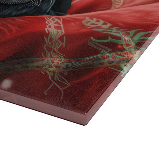 Planche À Découper Black Labrador Chien Festive de Noël (Coin)