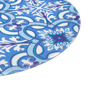 Planche À Découper 🤍 💙 Blanc et bleu Porto Azulejos (Coin)