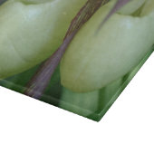 Planche À Découper Blanc Lady Slipper Orchidée Fleur Nature (Coin)