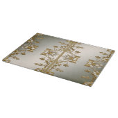Planche À Découper Blancs Floral Gold Ornate Cutting Board (Coin)