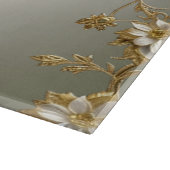 Planche À Découper Blancs Floral Gold Ornate Cutting Board (Coin)