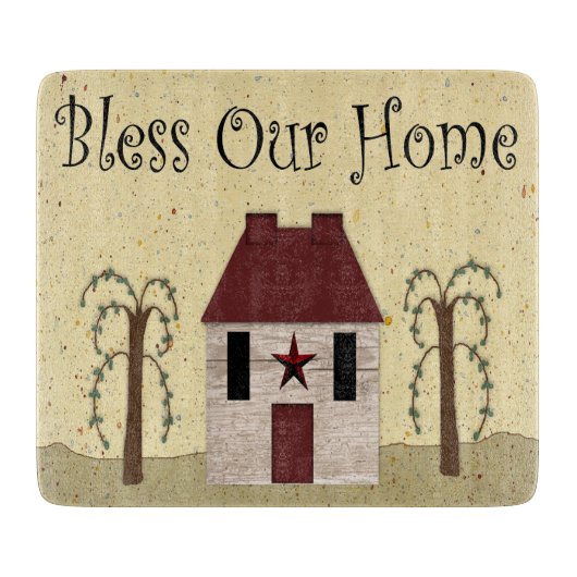 Planche À Découper Bless Our Home Cutting Board (Devant)