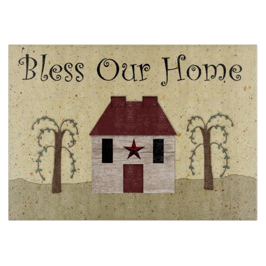 Planche À Découper Bless Our Home Cutting Board (Devant)