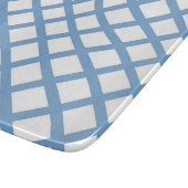 Planche À Découper Bleu Blanc Arlequin Diamond Motif (Coin)