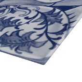 Planche À Découper Bleu blanc lapin lièvre Carrelage Chinoiserie Flor (Coin)